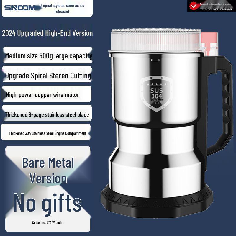 Compact Household Ultra-fine Grain and Cereal Crusher