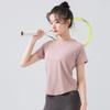 2024 Women's Slim Fit Breathable Quick-Dry Short-Sleeved Yoga & Running T-Shirt