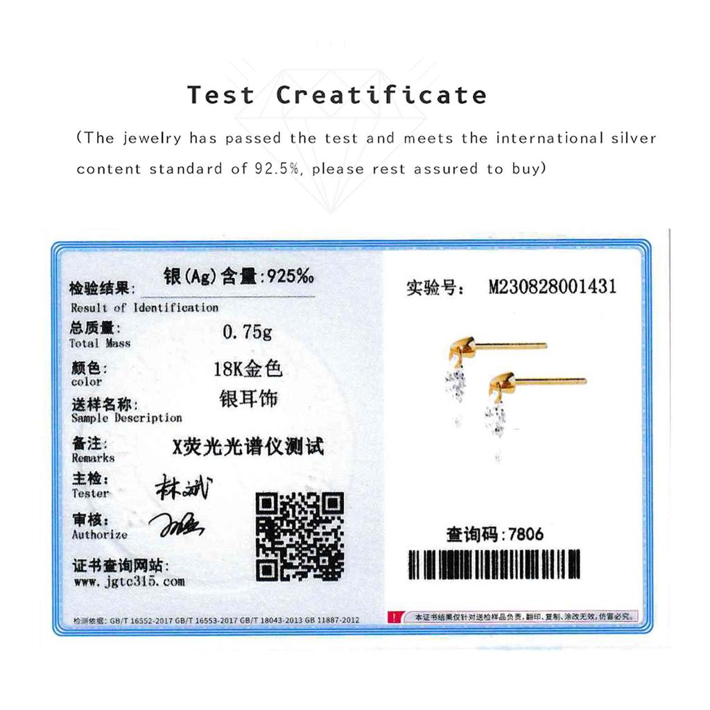 ANDYWEN 925 Sterling Silver Gold Oval CZ Zircon Stud Earring Clips Women Luxury Fine Jewelry 2023 Crystal Rock Punk Jewels