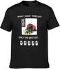 Men's Summer T Shirt De La Soul Is Dead 5 Mics Greatest Hip Hop Rap Music Twin Needle Sleeves and Hem Black
