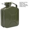 Heavy-duty Portable Gas Can 5L Metal Jug, Outdoor Liquid Container with Leak-Proof Lid And Anti-Slip Leak-proof Fuel Locking Pin, Large Camping