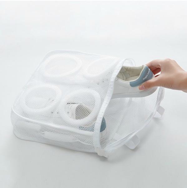 Shoe Washing & Drying Bag - Durable Anti-Tangle Protection for Laundry & Sun Drying