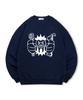 TOPBOY [Non-Fleece Or Fleece] Dentist Print Sweatshirt (C Type)
