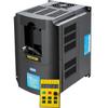 Variable Frequency Drive, AC 220V Input 4KW Variable Frequency CNC Drive Inverter Converter, VFD 5.5HP 1 or 3 Phase Input, 3 Phase Output, CNC Motor