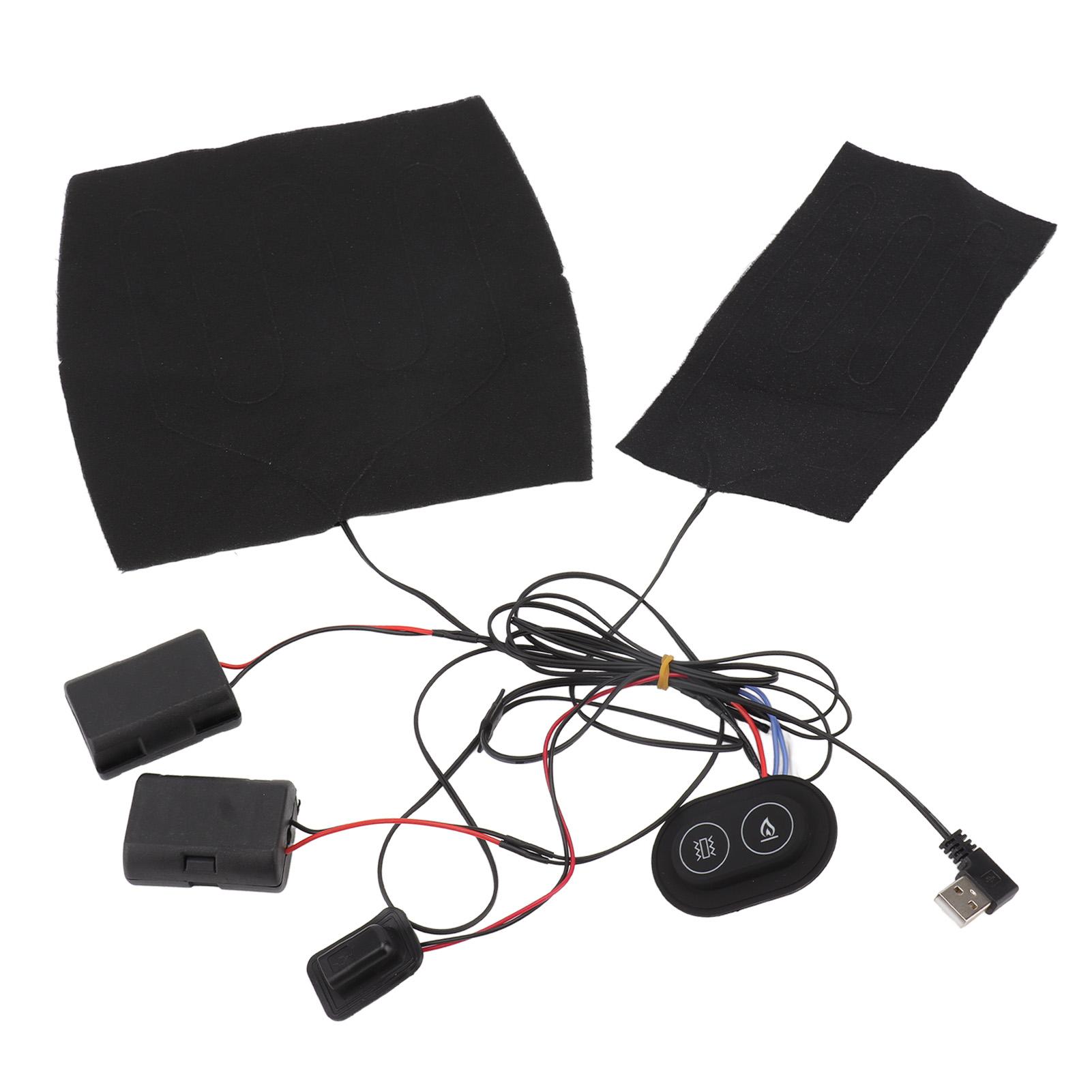 Electric Heating Pads Vibration Massage USB Heating Film Replacement Electric Heater for Heating Belt