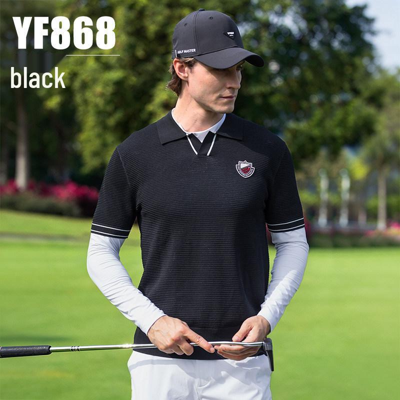 

PGM Men s Breathable Short Sleeve Golf Polo Shirt XXL