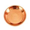 RSINC Copper Pooja Thali Plate, Copper Taman for Pooja (7.5 inch) | Pooja Samagri Keeping Items Thalis Mandir Diyas Aarti Deepa Decoration Pack of 2 |