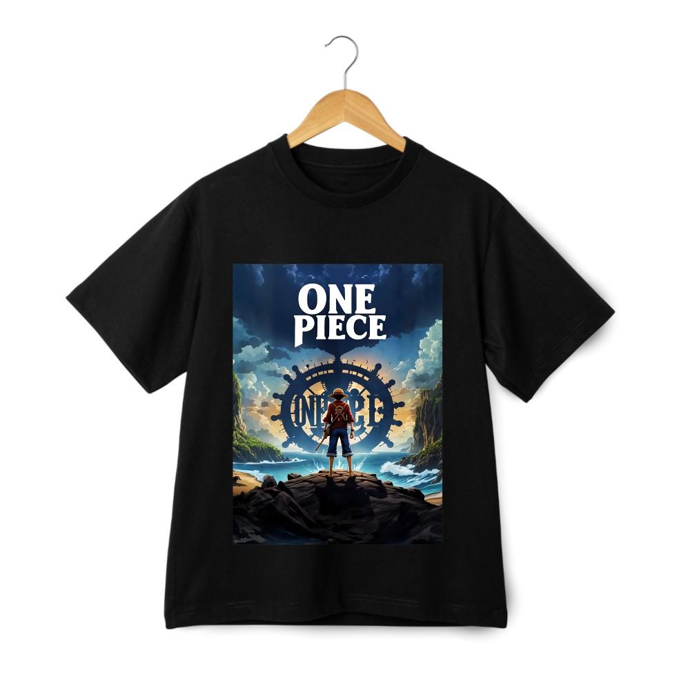 

One Piece Themed Printed Short - Sleeve T - Shirt, Trendy Anime Casual Top 4XL