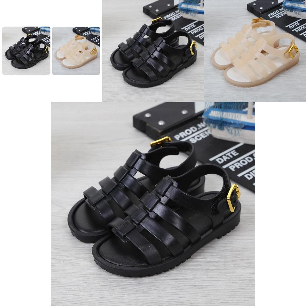 Melissa Gleicher Stil Kinder PVC Römerschuhe Atmungsaktive und Bequeme Sandalen