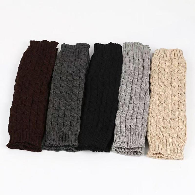 Women Boot Cuffs and Foot Protectors Lolita Heap Socks Autumn Winter Warm Tights Cosplay Knitted Foot Cover Japanese