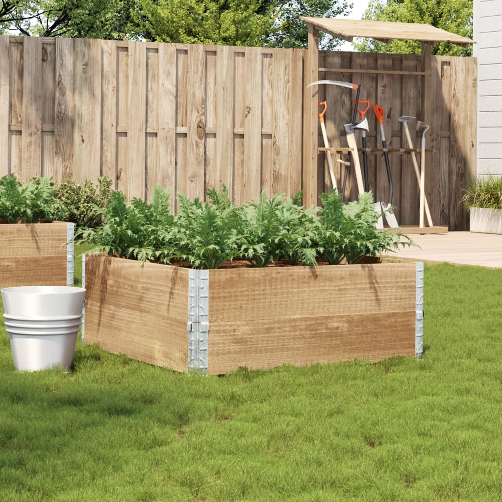 Plant Box 100x100 cm Solid Pine Wood