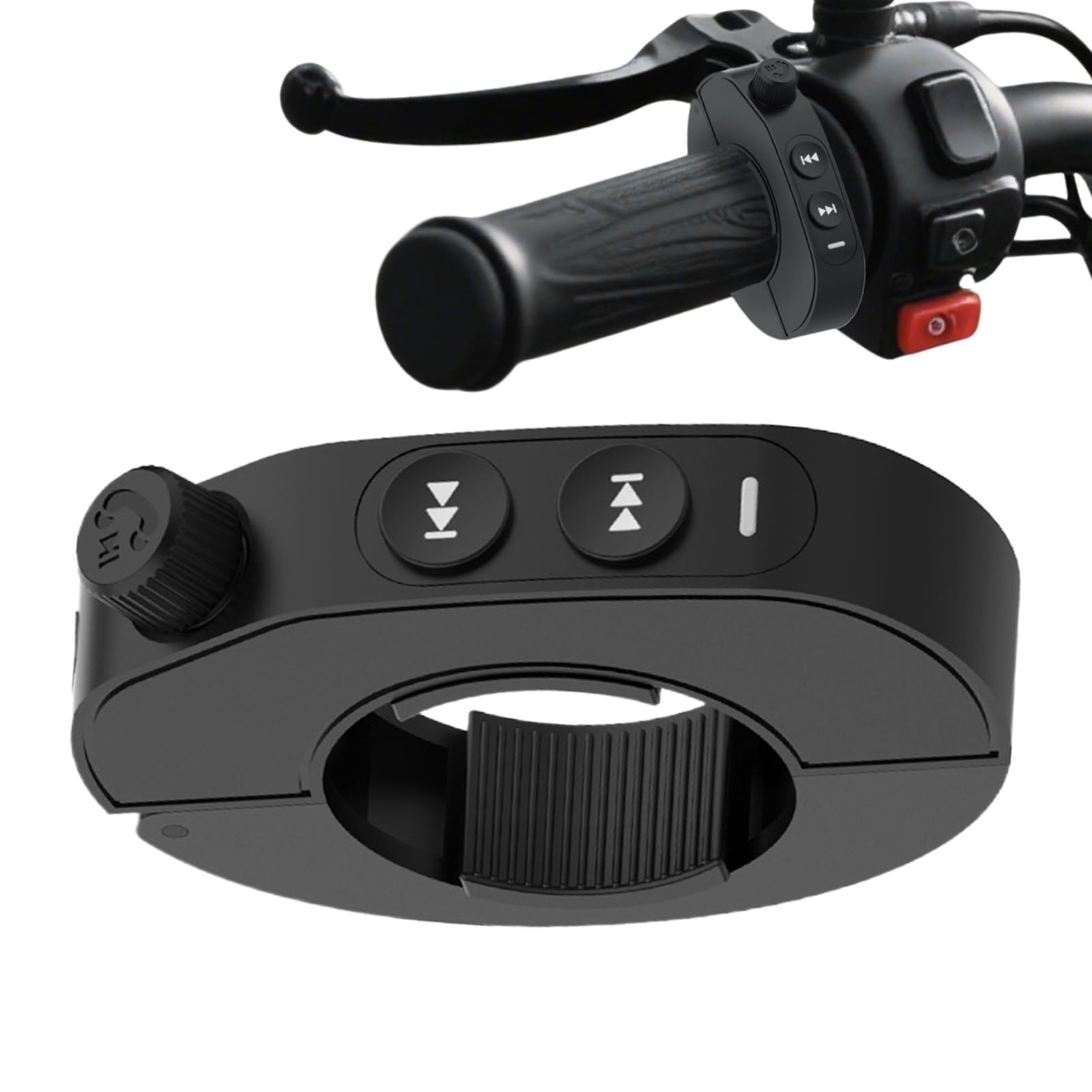 Gevrkjenp Steering Wheel Remote Control, Media Button Remote, Mobile Cycling See description