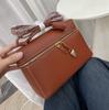 New lunch box bag, cowhide leather women's bag, messenger bag, shoulder bag, underarm bag.