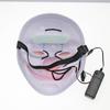 JOKER Clown LED Glowing Mask Halloween Fluorescent Show Grimace Mask COS Douyin
