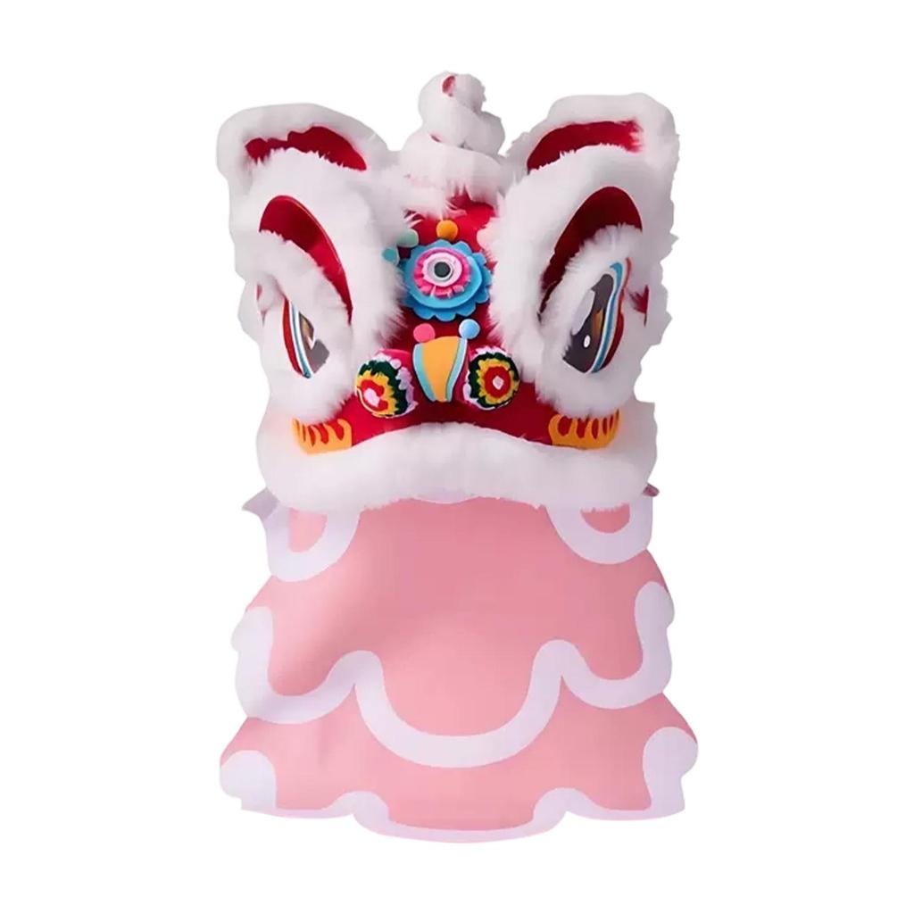 Lion Dance Head Non Woven DIY Material Craft Kit Spring Festival Party Decoration for Baby Tiana Celebration