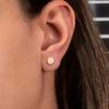 Stainless Steel Geometric Stud Earrings for Women Minimalist Circle Triangle Star Ear Studs Horseshoe U Shaped Earings oorbellen