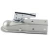 Straight Tongue Trailer Coupler 2in Channel Secure Coupling for 1 7 8in Hitch Ball 2000lbs Weight Capacity