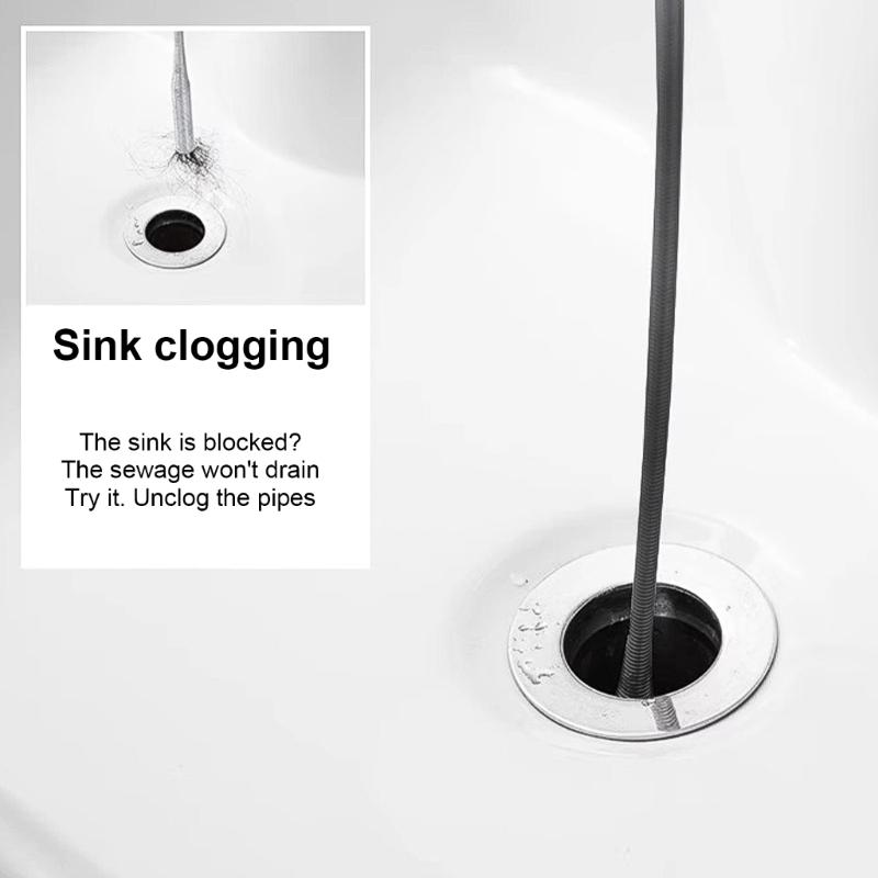 Easy To Use Drain Cleaner Reacher  Hair Drain Clog Remover Drain Hair Remover Tool Keep Pipes Cleaning and Hygienic