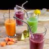 20 Pcs 304 Stainless Steel Drinking Straws,Reusable Metal Drinking Straws + 2 Cleaning Bruches