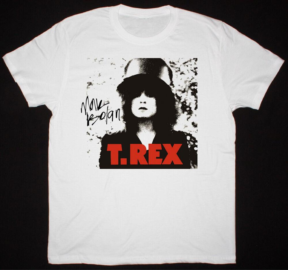 Vtg T REX THE SLIDER 1972 Heavy Cotton White  Unisex S-5XL DI010 Unisex T-Shirt M