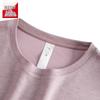 Anta Women's Fleece-Lined Wool Blend Long-Sleeve T-Shirt