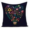 Decorative Throw Pillows Case Color Plant Flower Trees Polyester Sofa Cushion Cover For Living Room Capa De Almofadas