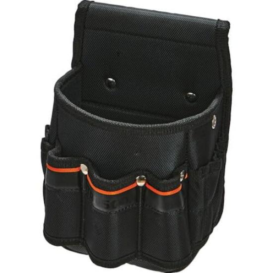 TRUSCO Waist Pouch with Pliers 2-Tier Case, Black, TC41-A