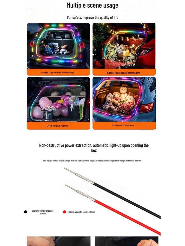 Best-Selling Ambient Lighting Strip for Updated Model 3 Trunks