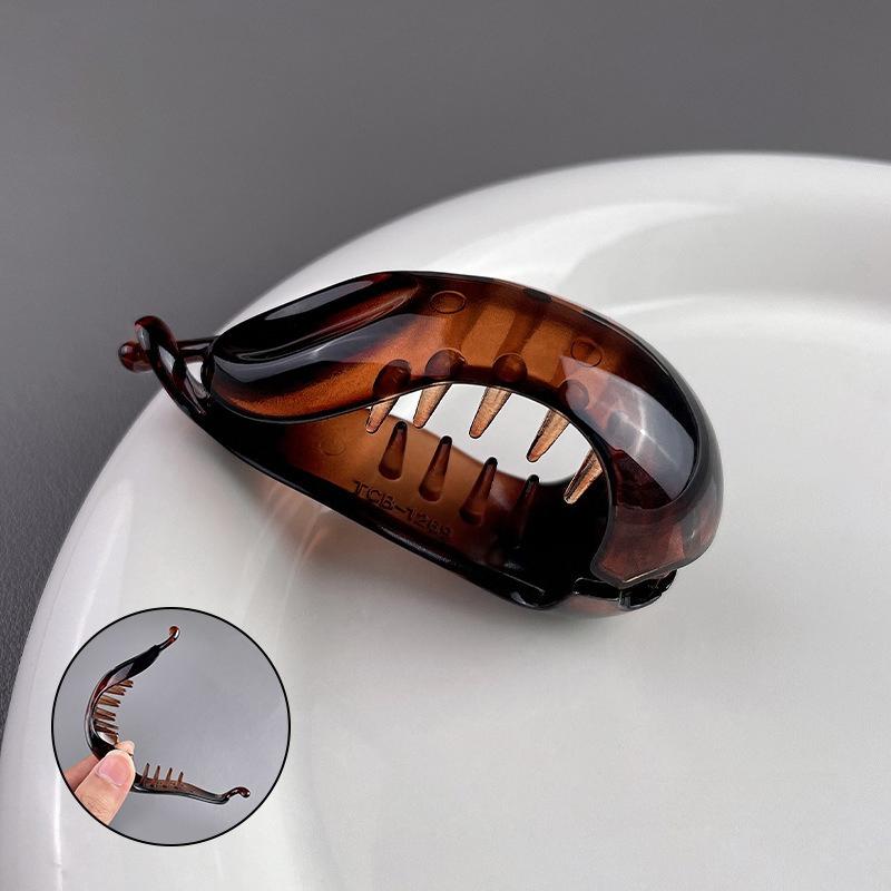 Acetate Banana Clip Twist Clip Korean New Ponytail Clip Simple Large Non-slip Hairpin Headwear Girls Women Hair Accessories