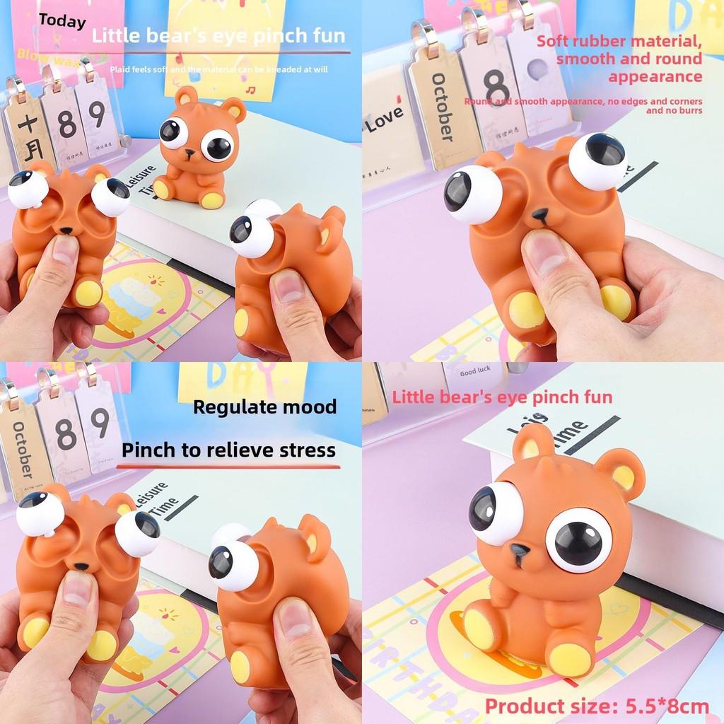 Exploding Bear Eye Children Toys Stress Reliever Home Office Family Gift Fun