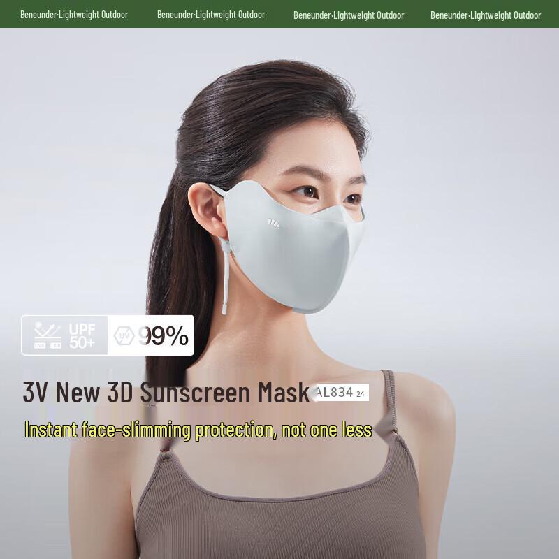 Beneath the Banana Sun Protection Mask with Eye Corner Guard