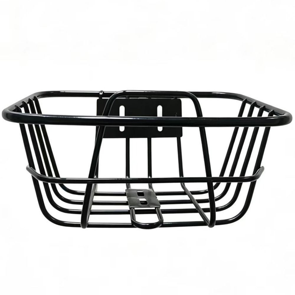 Metal Bicycle Rear Basket Fixed Durable Backpack Storage Children's Folding Bike Accessories