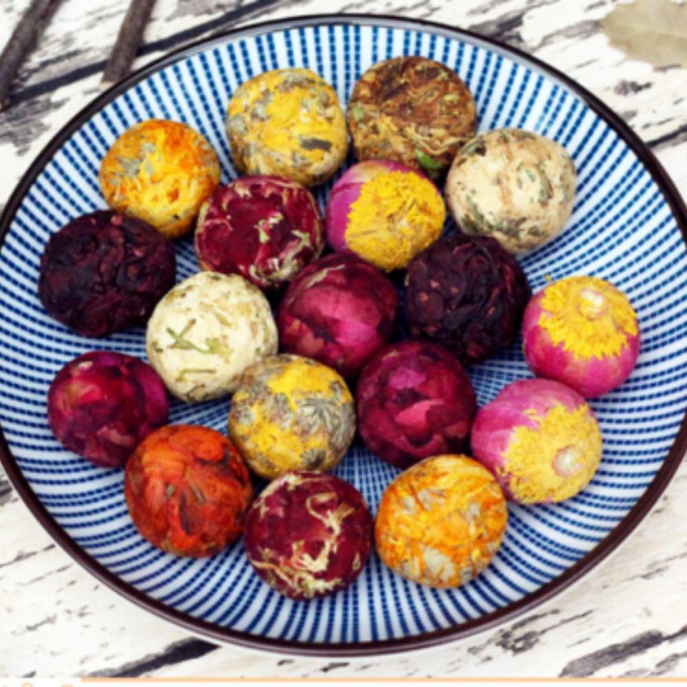 Organic Blooming Tea Balls 500g Aromatic Flowering Tea