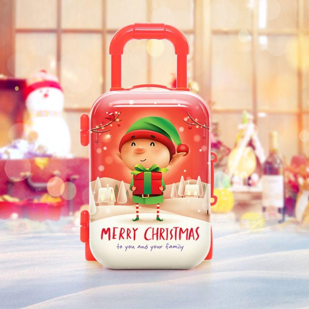 Claus Plastic Dollhouse Decoration Pendant Toys Trunk Doll Handbag Jewellery Box Suitcase Luggage