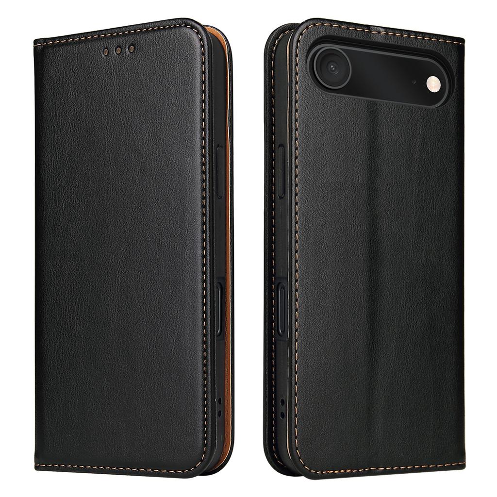 FIERRE SHANN For iPhone Air Case PU Leather Flip Stand Wallet Phone Cover