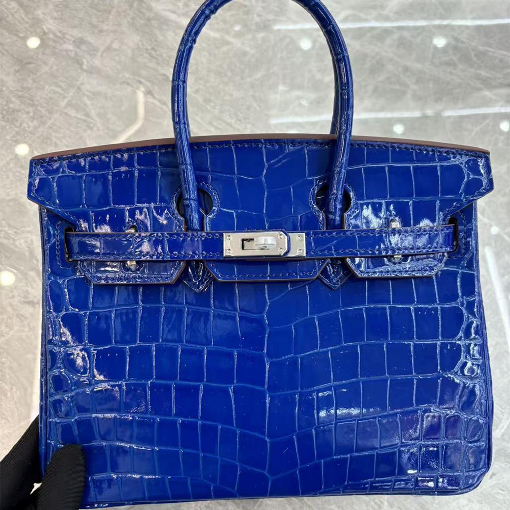 Bolsa com padrão de crocodilo nova moda e versátil bolsa de mão e transversal bolsa feminina de couro