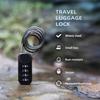 Waterproof Rustproof Steel Cable Combination Padlock for Outdoors, Helmets, Suitcases, and Cabinets