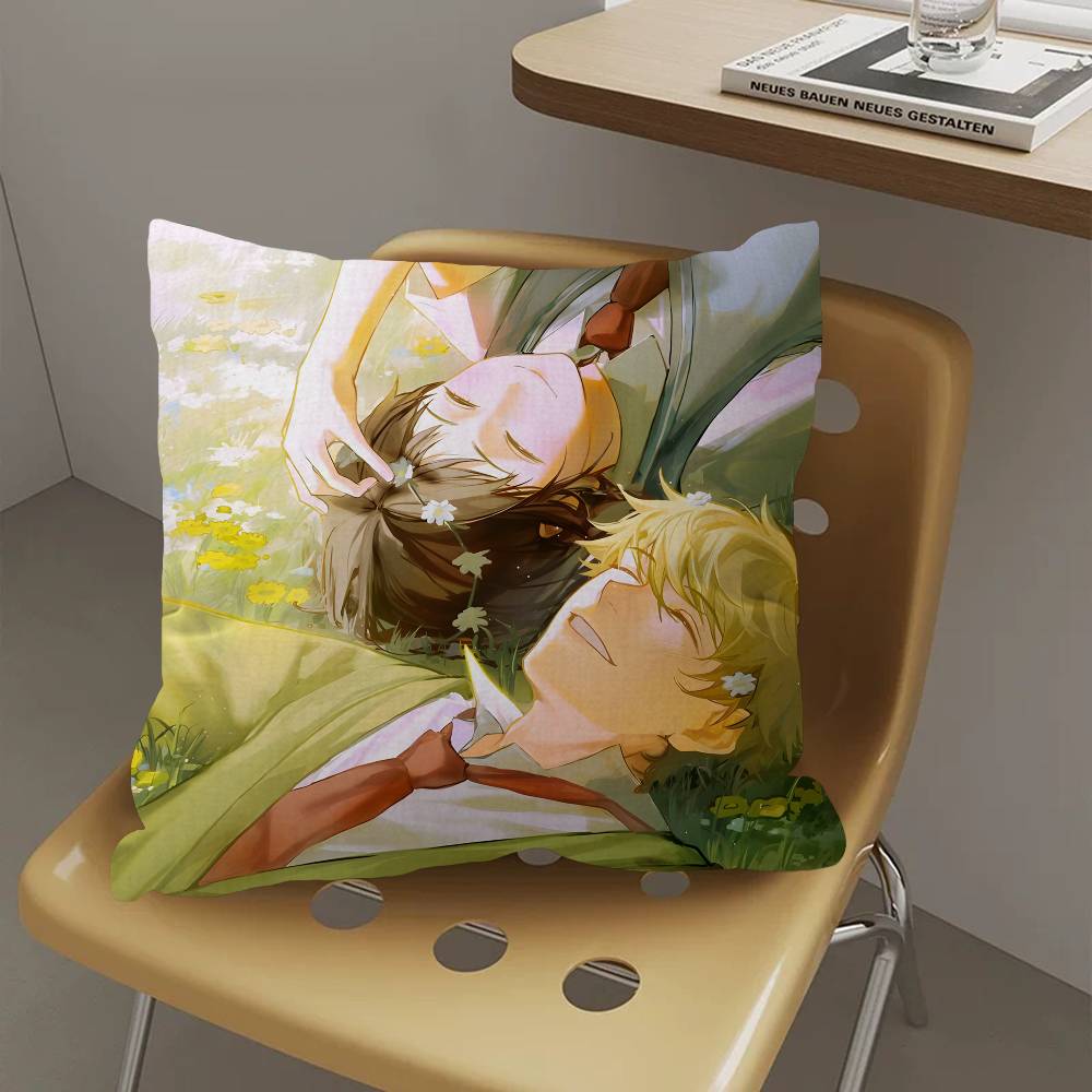 Skip And Loafer Anime Cushion Cover Pillowcase Upholstery Sofa Throw Pillow Home Decor Pillowcas