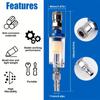 Air Oil Water Separator Filter Kit 1/4'' Thread With Moisture Trap Spray Gun Pressure Parts Air Compressor Tool Jpn Interface
