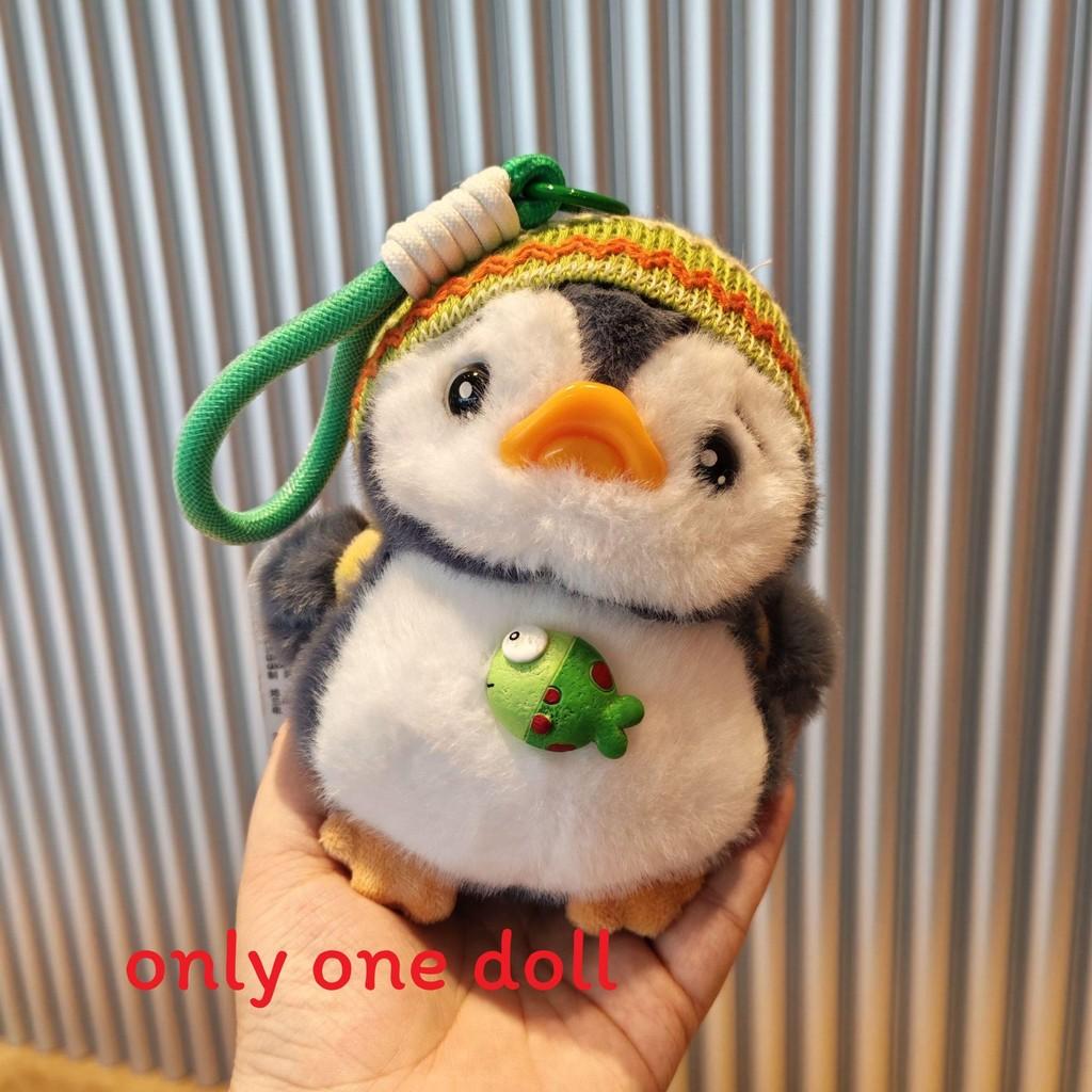Cute Penguin Stuffed Doll With Short Plush Material For Desk Decor And Collectors