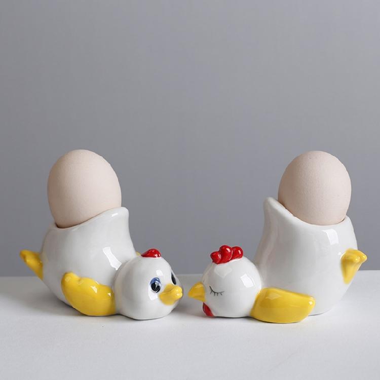 Chicken or Duck Porcelain Eggs Holders Durable And Easy To Clean Eggs Stand Ideal For Home Cooks And Food Enthusiasts
