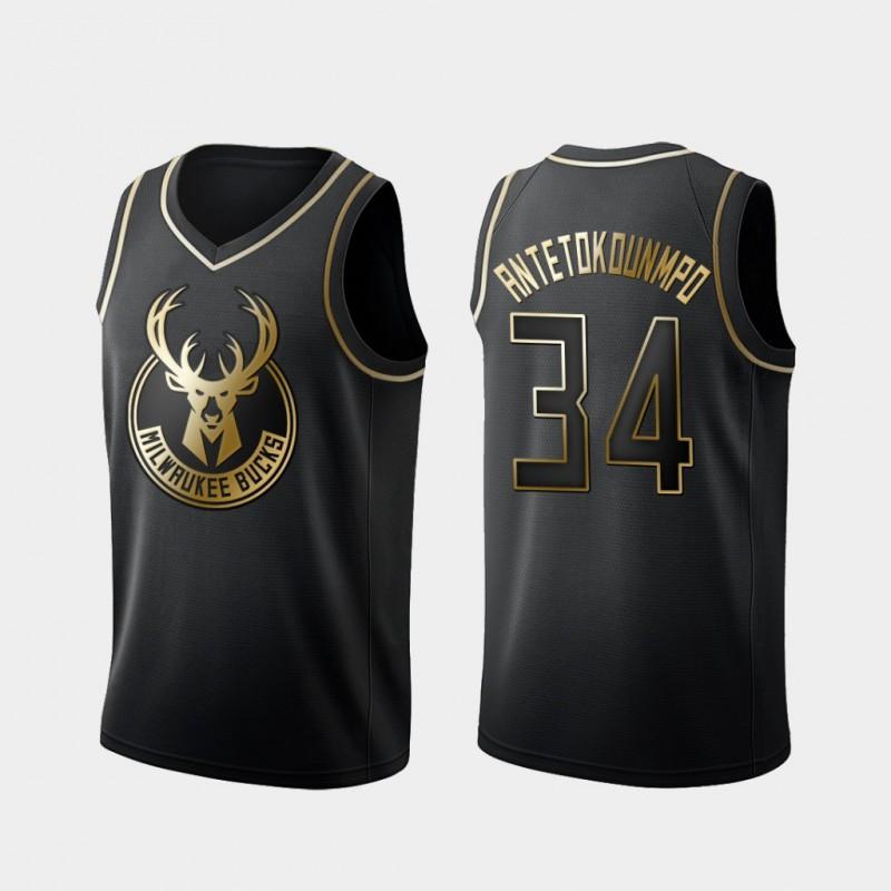 Milwaukee Bucks Giannis Antetokounmpo 34 Basketball Jersey Mens Stitched Team Sport Wear Fall Winter