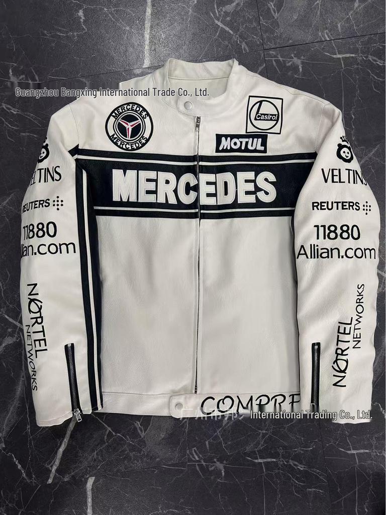 Red Bull F1 Rennlederjacke - Harley Motorradkombi