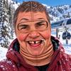Herren Winter 3D Gedruckter Lustiger Ski-Nackenschutz Schal Mütze für Kalte Outdoor-Sportarten