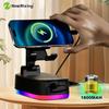 Multifunctional  Phone Holder Wireless Bluetooth Speaker  Emergency Power bank,USB Charging, RGB Lights, Hands-free,support USB/TF Player