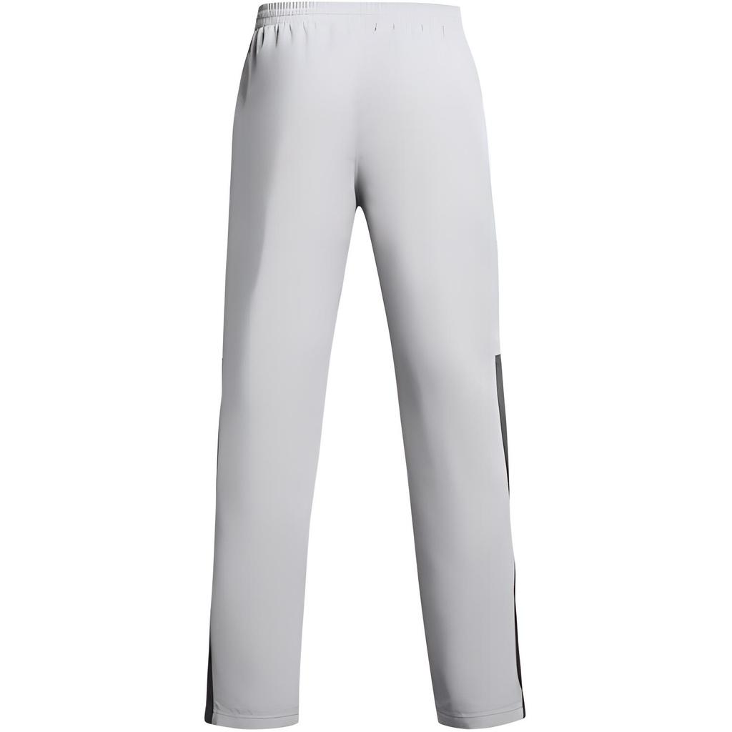 Under Armour Logo Print Elastic Waist Straight Leg Casual Pants Men Gray 1352031-013