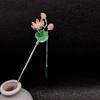 Antique Dripping Oil Lotus Hairpin Disc Hairpin Exquisite New Chinese High-end Hairpin Headgear Hair Accessories Women