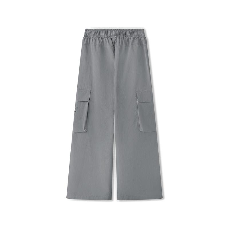 Skechers Sports Lifestyle Series Woven Loose Comfortable Soft Casual Pants Men Bottoms Dark-Teal Gray L225M130-01YP S
