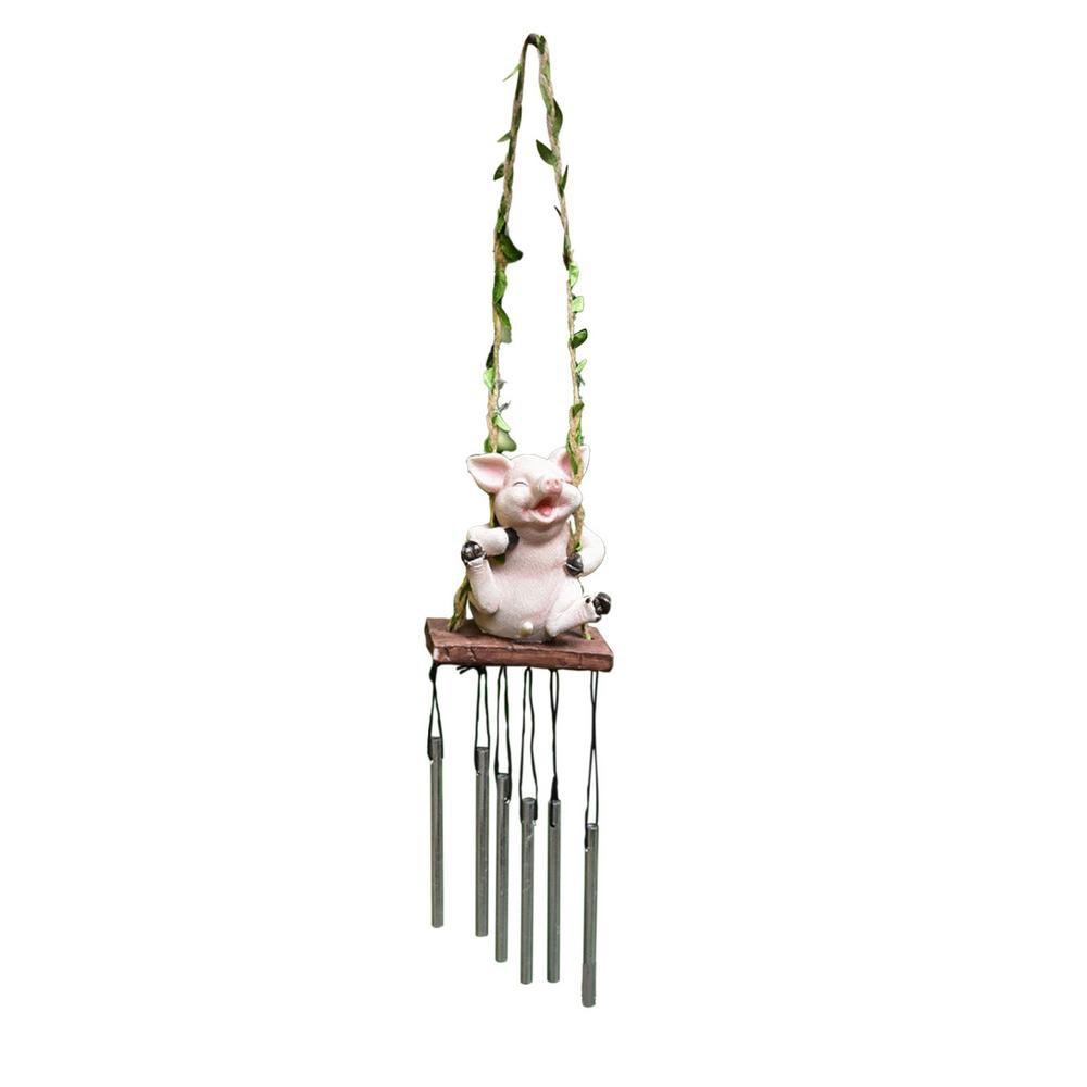 

Easy Installation Anima Hanging Pendants Cartoon Swing Garden Ornament Animal Wind Chimes Garden Style 3