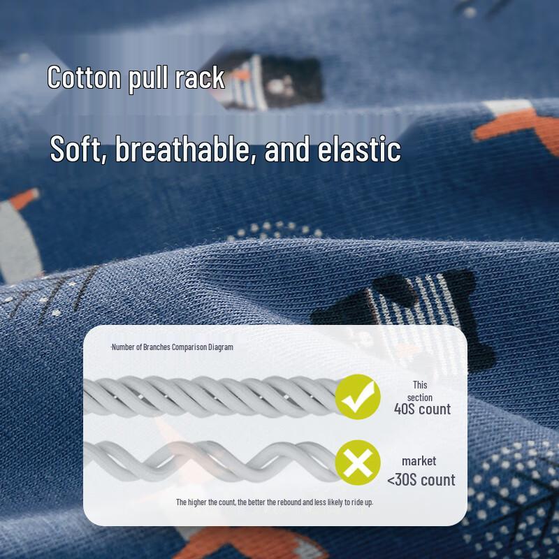 Fenteng Men's Breathable Cotton Boxer Briefs